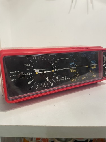Radio sveglia minerva - radio, vintage